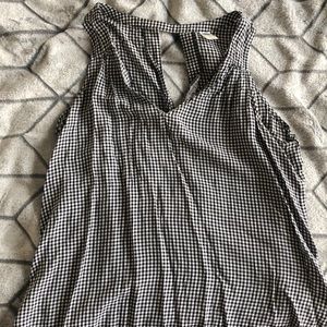 Gingham Tank Top Blouse